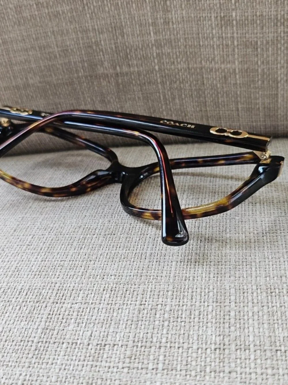 Coach Women Eyeglasses Frame Brown Tortoise Eyewear L087 BLAIR HC8116 Glasses